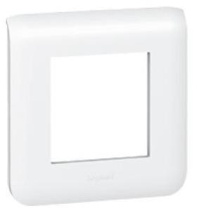 Plaque LEGRAND Mosaic 1 poste blanc