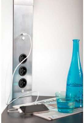 Bloc 3 prises d?angle + usb - VOKIL