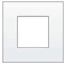 Plaque 1 poste white intense niko Plaque 1 poste white intense