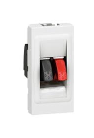 Prise Haut-Parleur Legrand Mosaic - 1 module - bla