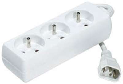 Multiprise 3 prises électrique spécial onduleur avec Multiprise 3 prises électrique