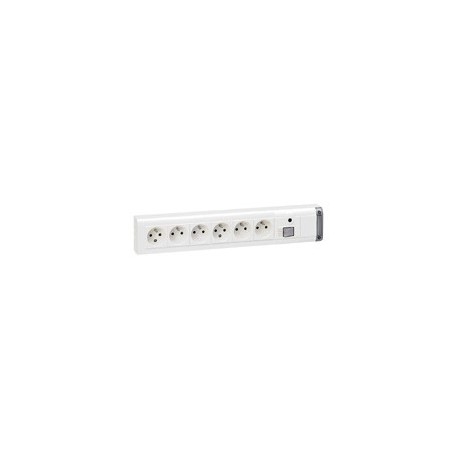 Bloc Multiprise Legrand Fixable 6X 2P+T Sans Cordo
