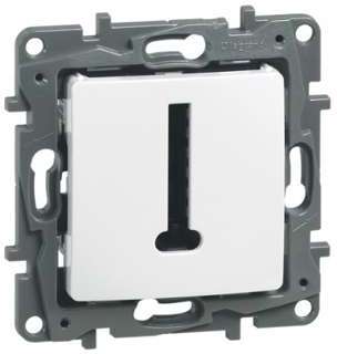 Prise de telephone en T Legrand Niloe Pur Blanc