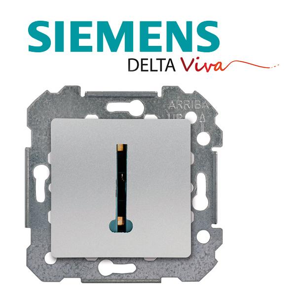 Siemens - Prise Téléphone Silver Siemens DELTA VIV