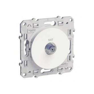 Prise SAT Blanc Odace - SCHNEIDER ELECTRIC (Merlin