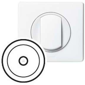 Prise tv simple male blanc Legrand celiane