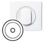 Prise tv simple male blanc Legrand celiane Prise tv simple male blanc