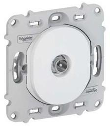 TV Simple Schneider Ovalis Sans Plaque - SCHNEIDER TV Simple Schneider Ovalis