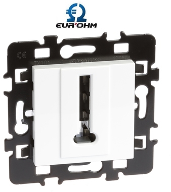 Bloc Prise Telephone T 8 plots - EUROHM
