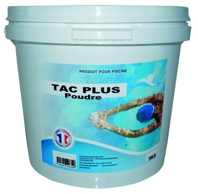 Produits chimiques TAC Plus Poudre - 5 kg - Swimme