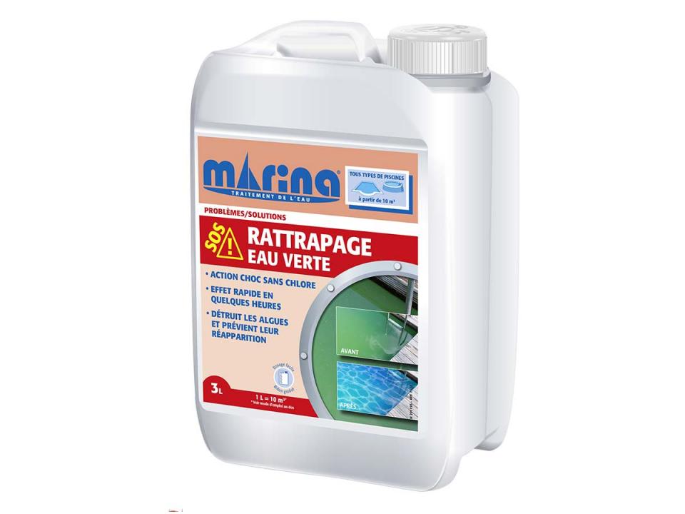 Anti-Algues choc SOS rattrapage eau verte 3 L