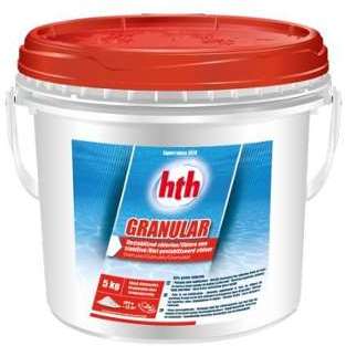 Chlore choc piscine non stabilisé 5kg poudre HTH G