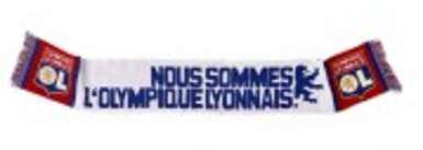 charpe Nous sommes l Olympique Lyonnais OL - Foot charpe Nous sommes l Olympique