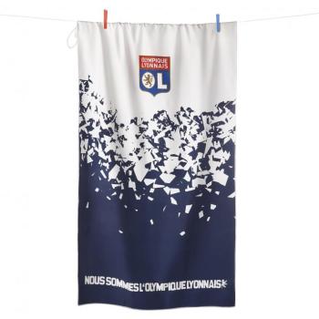 Serviette microfibre Bleu Dégradé OL - Foot Lyon Serviette microfibre Bleu