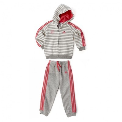 Survetement Adidas Bébé Winter Fille Gris/Rose - T