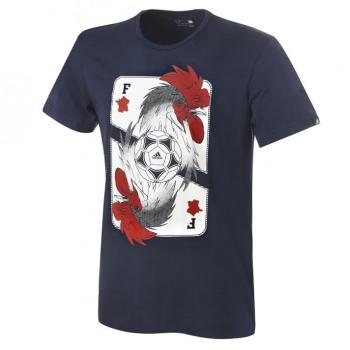 T shirt Carte France Euro16 Marine - Taille - 2XL