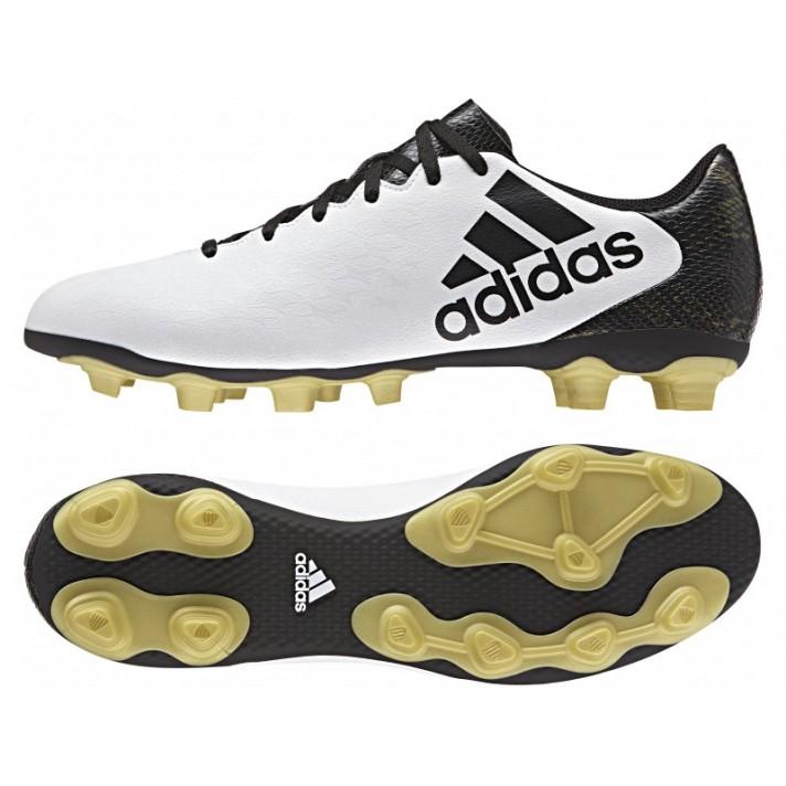 Chaussure Adidas X 16.4 FG/AG Blanc/Or - Pointure
