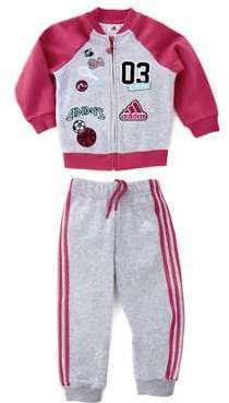 Survêtement Bébé Adidas OL Rose Gris - 9-12M OL - Foot Survêtement Bébé Adidas OL