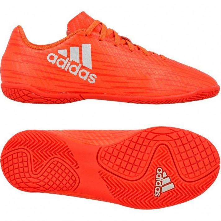 Chaussure Adidas X 16.4 IN Junior Rouge solaire -
