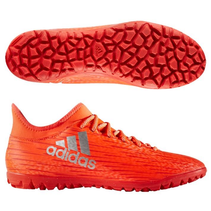 Chaussure Adidas X 16.3 TF Rouge solaire - Pointur