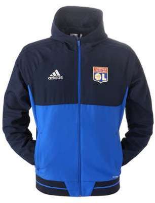 Veste de survêtement Junior Adidas OL Bleu 2017 2018 Veste de survêtement Junior