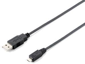 Câble USB 2.0, USB-A mâle - USB Micro B mâle - 1.8