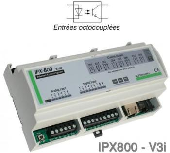 Carte relais Webserver IPX800 V3i - entrées optois