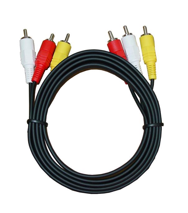 Câble 3 RCA M/M (Audio / Vidéo) longueur 1.5m