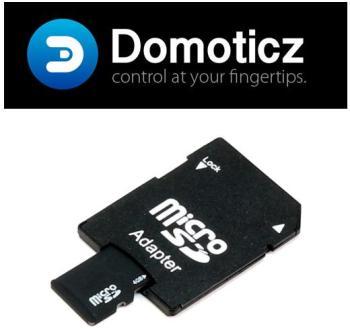 Carte Micro SD 8Go (adaptateur inclus) avec Domoti