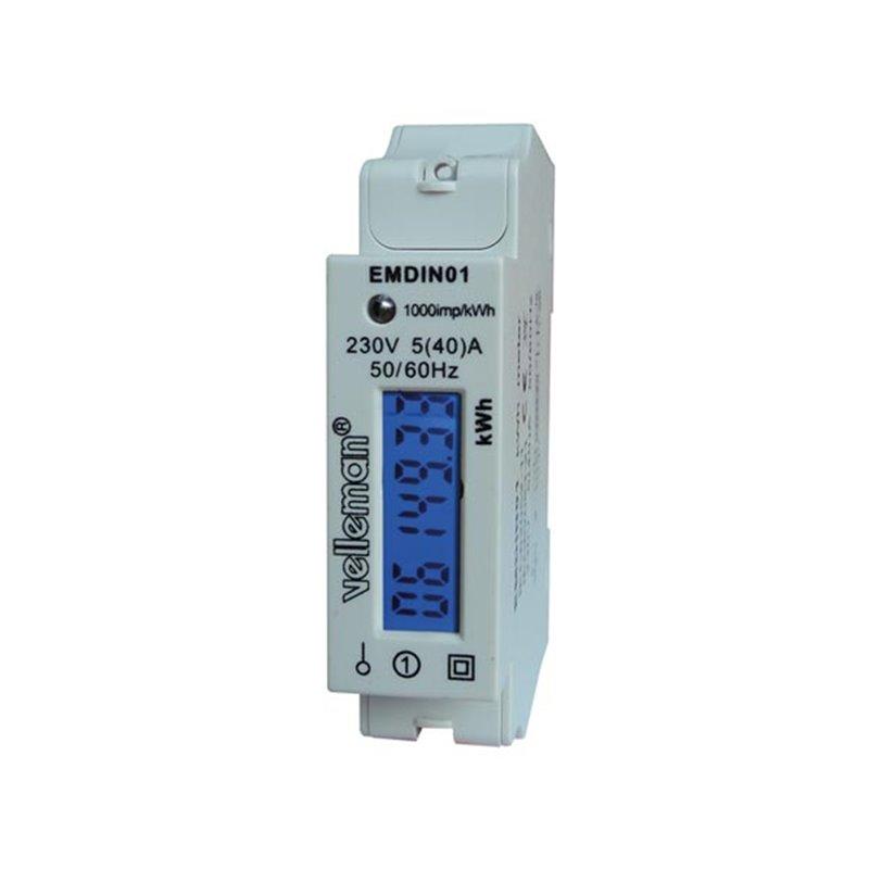 Compteur Kwh Monophasé Pour Montage Sur Rail Din -