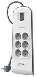 Multiprise avec parafroudre 6 prises Belkin BSV604ca2M Multiprise avec parafroudre