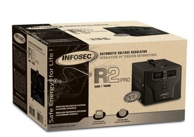 R2 PRO 1000, Régulateur de Tension 220V - Infosec