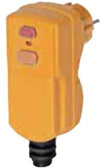 Fiche protection différentielle BRENNENSTUHL 10mA IP54 Fiche protection différentielle