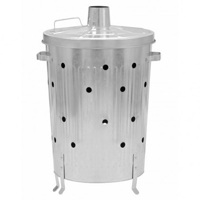Incinérateur de jardin / grille herbes galvanisé 7
