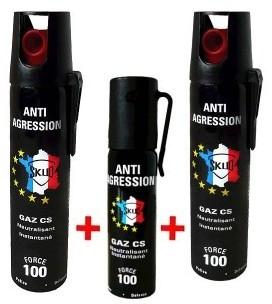 Lot lacrymo GAZ 3 Bombes lacrymogène Lot lacrymo GAZ 3 Bombes lacrymogène