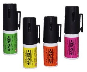 GAZ CS Fun color - Lot 4 bombes lacrymogene GAZ CS Fun color - Lot 4 bombes