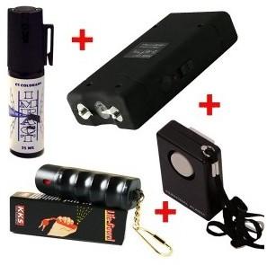 Pack Défense Protection alarme lacrymogene shocker Pack Défense Protection alarme