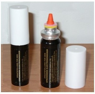 Recharge Gaz lacrymogene pour paralyseur SCORPY MAX Recharge Gaz lacrymogene pour