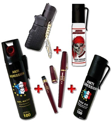 Lot autodefense VILLE JOGGING VOITURE Lot autodefense VILLE JOGGING