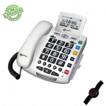 Téléphone amplifié appel durgence Serenities de G