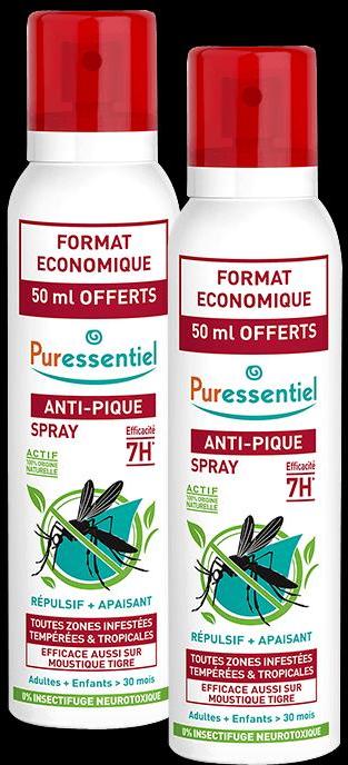 PURESSENTIEL Anti-pique - Spray, 2x200ml
