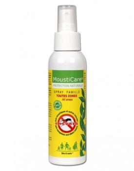 MOUSTICARE Spray famille toutes zones, 125ml