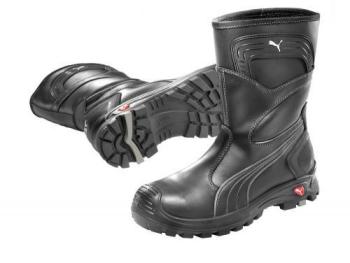 Bottes de sécurité noir PUMA avec bandes réfléchissantes Bottes de sécurité noir PUMA
