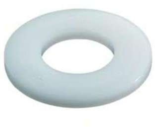 RONDELLE PLATE NYLON M5X12X1 NOIR (Unitaire) - VIS