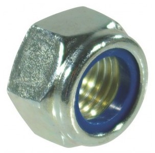 Ecrou nylstop M12 zingué