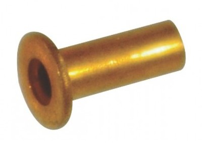 Rivet en cuivre 3 x 10 mm