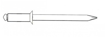 RIVET TOUT ALUMINIUM 4X12 T.FRAISE TA D (Unitaire)