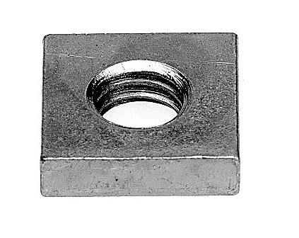 ECROU CARRES 18X18X3 M5 ZINGUE (Unitaire) - VISSER