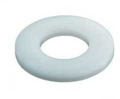RONDELLE PLATE NYLON 6X11X1.6 Z (Unitaire) - VISSE