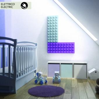 Radiateur lego électrique Brick fait en Italie par
